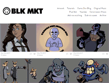 Tablet Screenshot of blkmkt.net
